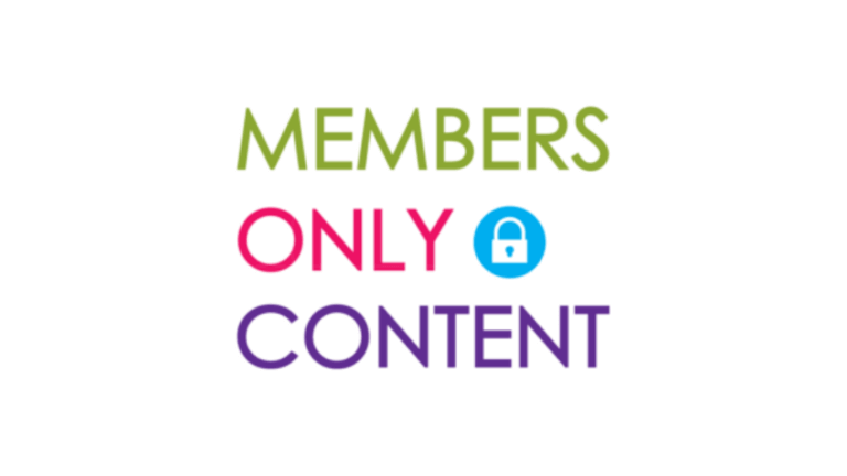 Members Only Content