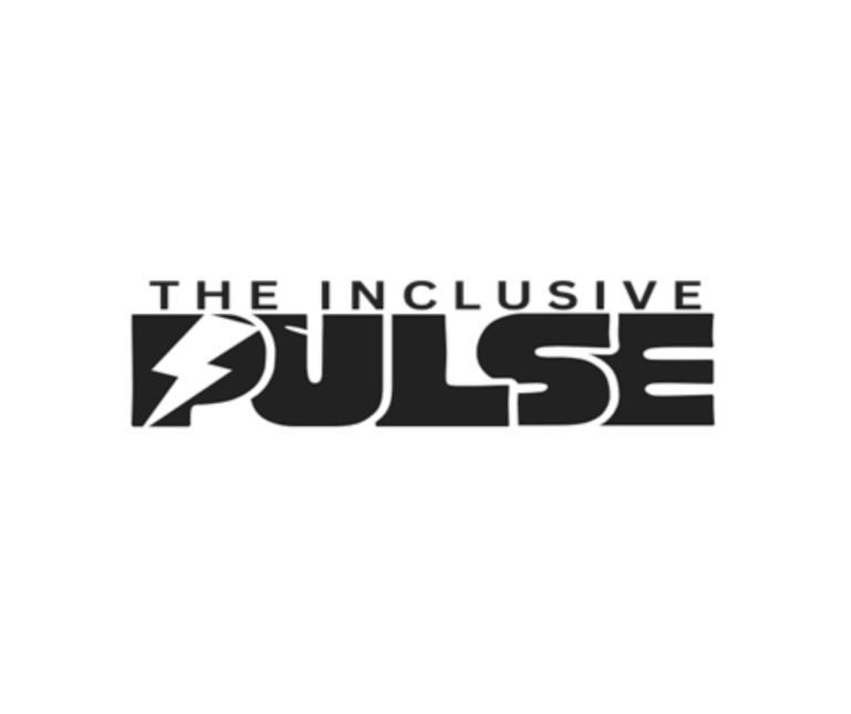 The Inclusive Pulse Logo features a lightning bolt.
