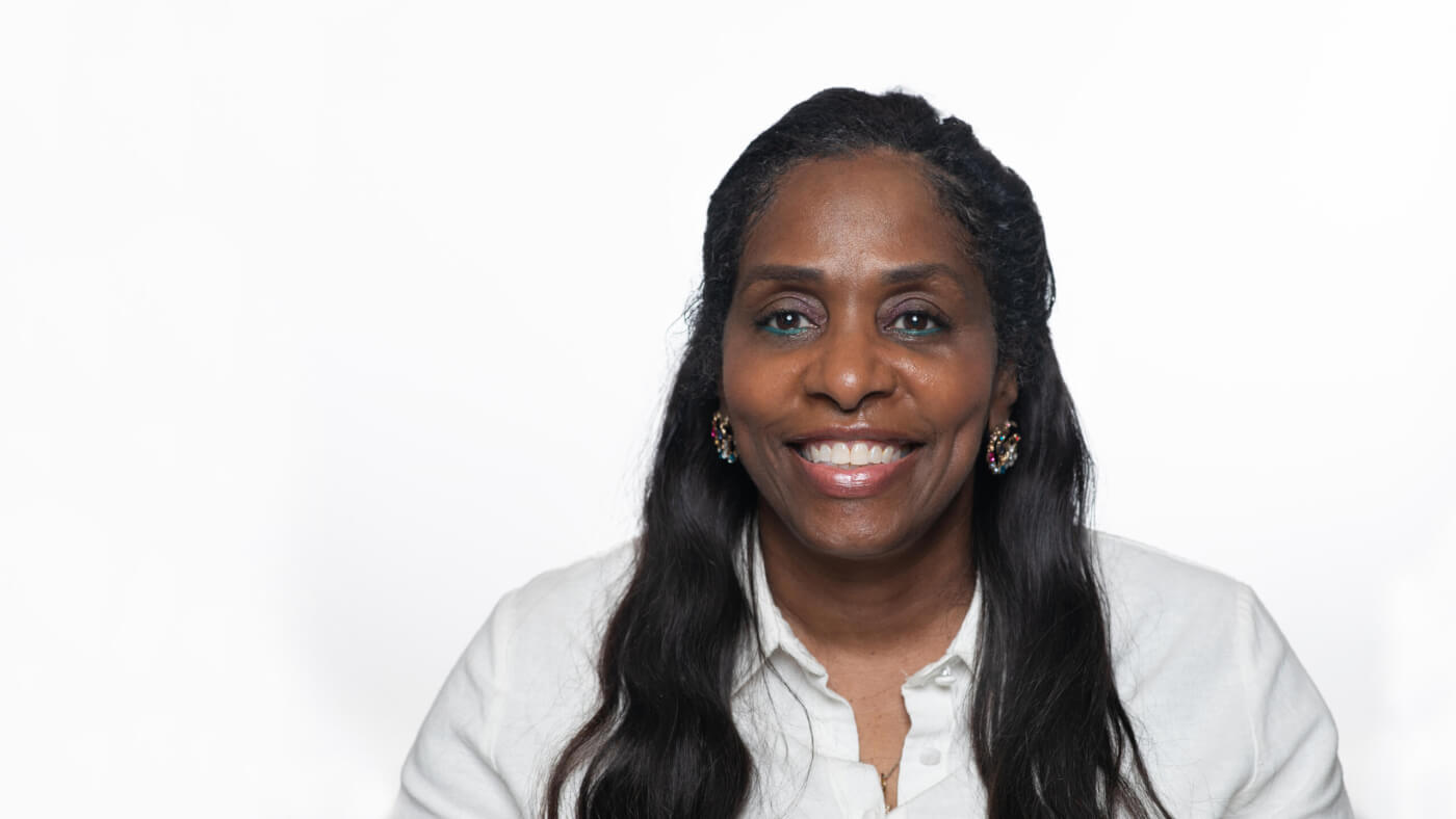 Headshot of Felicia Latimore from the 2025 Conference Headshot session. Each photo shows the NCIL member from the chest up, on a stark white background.