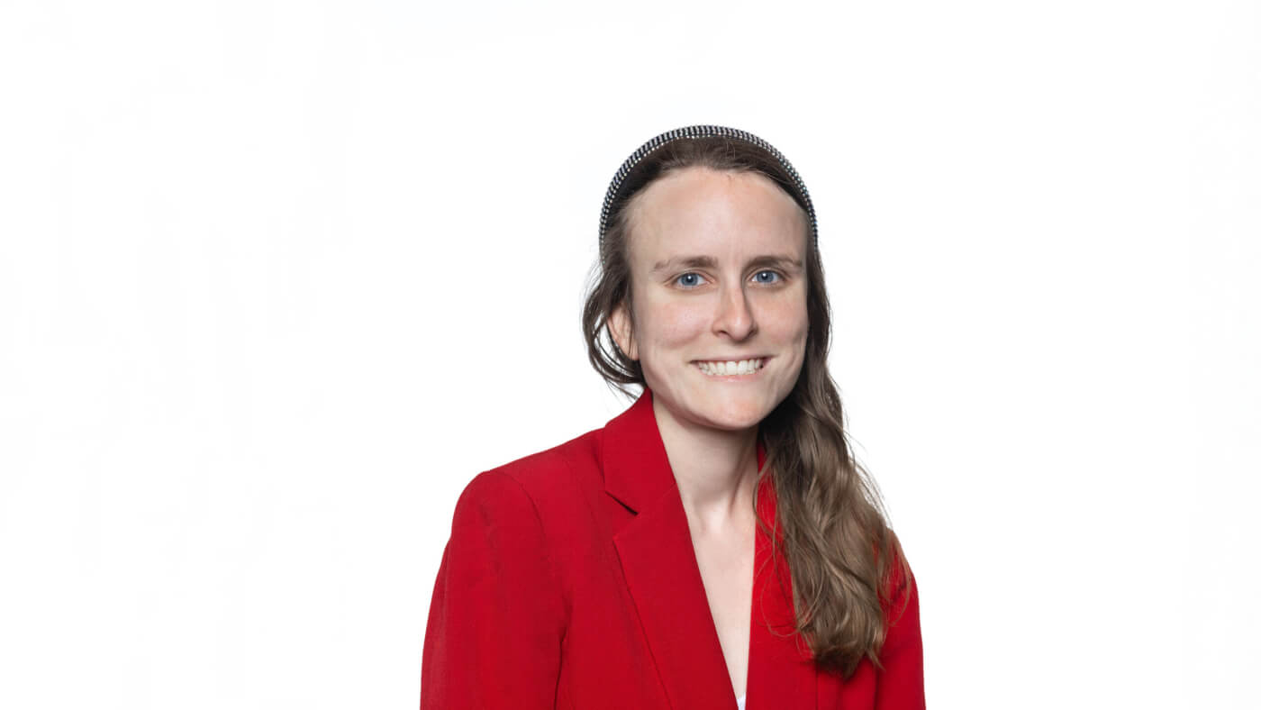 Headshot of Katrina Parsons from the 2025 Conference Headshot session. Each photo shows the NCIL member from the chest up, on a stark white background.
