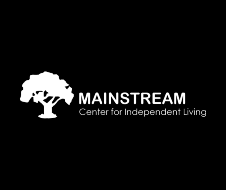Mainstream Center for Independent Living logo features a leafy tree.