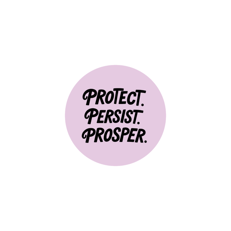 2026 Conference Logo: PROTECT, PERSIST, PROSPER.